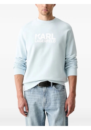 Karl Lagerfeld logo-print sweatshirt - Blue