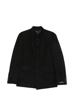 Karl Lagerfeld mandarin-collar single-breasted jacket - Black