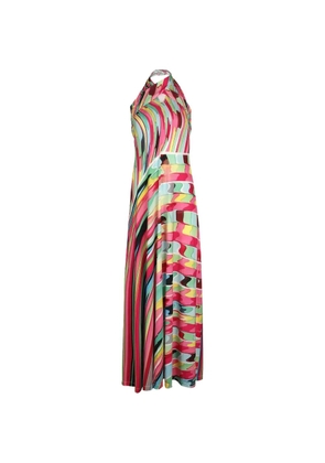 Mary Katrantzou Dionne geometric-print maxi dress - Pink