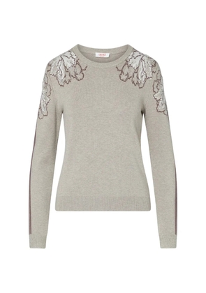 LIU JO jacquard sweater - Neutrals