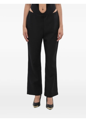 OBLÒ UNIQUE flat-front trousers - Black