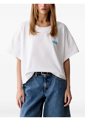 American Vintage Gixy logo-print T-shirt - White