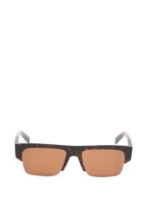 Prada Eyewear tortoiseshell-effect rectangle-frame sunglasses - Brown