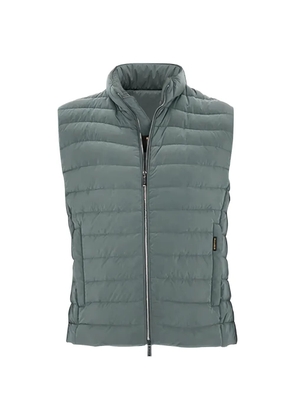 Moorer quilted zip-up gilet - Green