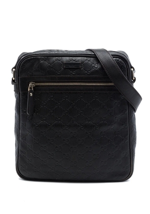 Gucci Pre-Owned 2016-2026 Guccissima crossbody bag - Black