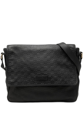 Gucci Pre-Owned 2000-2015 Guccissima Messenger Bag crossbody bag - Black