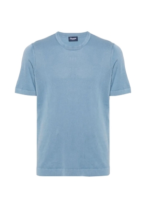 Drumohr crew-neck short-sleeve T-shirt - Blue