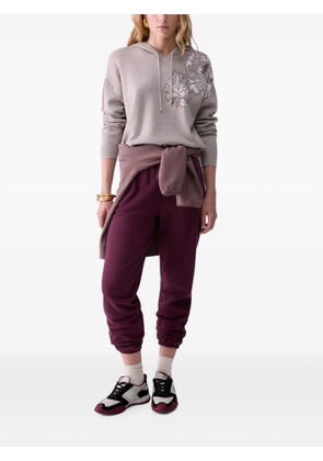 LIU JO jacquard hoodie - Neutrals