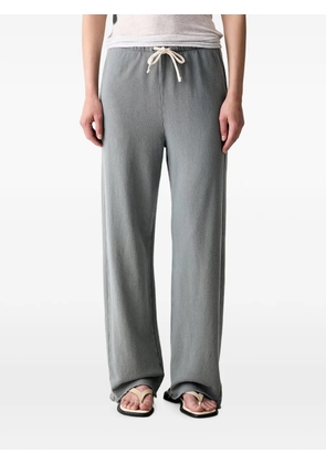 American Vintage Vibtown drawstring wide-leg track pants - Grey
