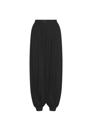 ROTATE BIRGER CHRISTENSEN balloon pleated pants black