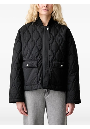 Karl Lagerfeld Jeans quilted drop-shoulder jacket - Black
