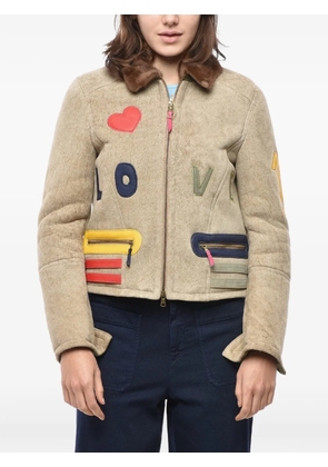 History Repeats embroidered jacket - Neutrals