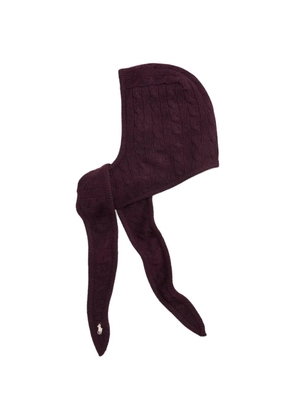 Polo Ralph Lauren cable-knit Pony-embroidered snood