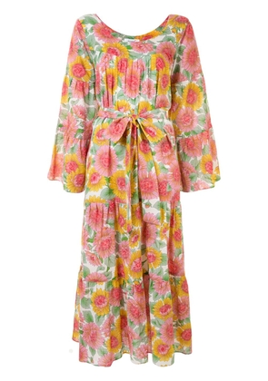 Bambah sunflower print kaftan dress - Multicolour
