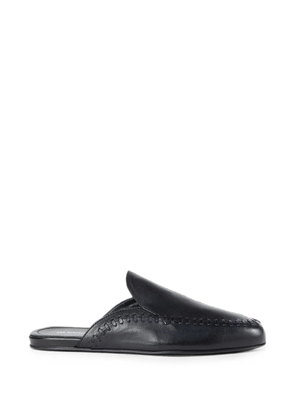Ann Demeulemeester whipstitch-detail mules - Black