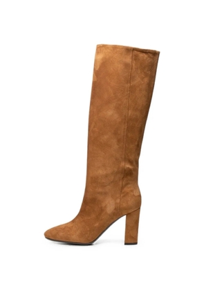 Poche Paris suede knee-high boots - Brown