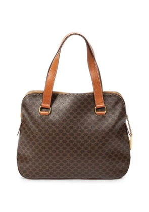 Celine Pre-Owned Macadam pattern shoulder bag - Brown