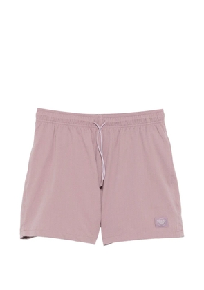 Emporio Armani chevron-weave swim shorts - Pink