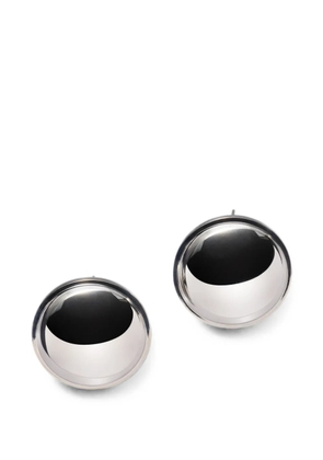 LEMAIRE Witch Mirror earrings in brass - Silver