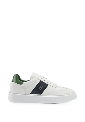 BOGNER Philadelphia 4A grained-finish side-stripe sneakers - White