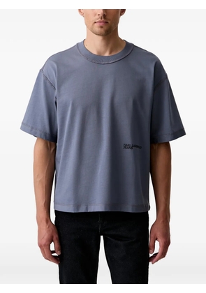 Karl Lagerfeld Jeans logo-print drop-shoulder T-shirt - Blue