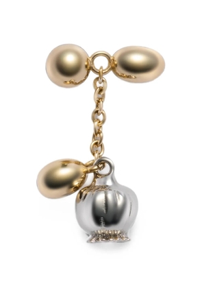 LEMAIRE thistle buttonhole ornament in brass - Gold