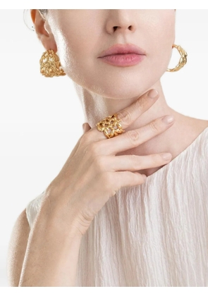 Gas Bijoux Olea openwork hoop earrings - Gold