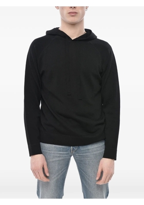 Paolo Pecora wool hoodie - Black