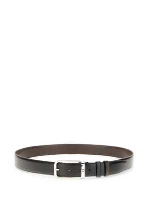 Montblanc reversible calf leather belt - Black