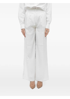 Hebe Studio The Girlfriend pleated palazzo pants - White