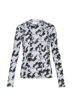 Ulla Johnson Clover ruffled long-sleeve top - Blue