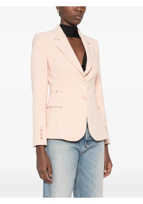 Elisabetta Franchi peak-lapel single-breasted blazer - Pink