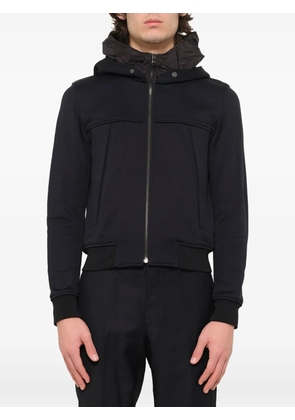 Wooyoungmi hooded zip-up jacket - Black