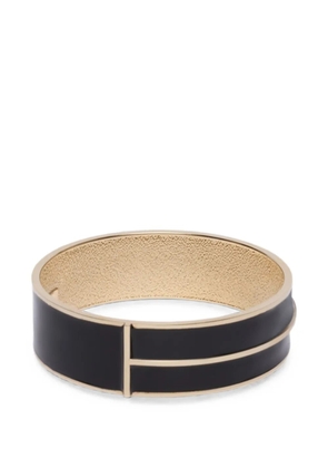 TOM FORD enamel T-logo bracelet - Gold