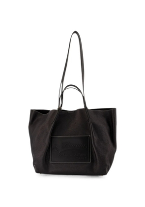 Lanvin Catch logo-patch tote bag - Black