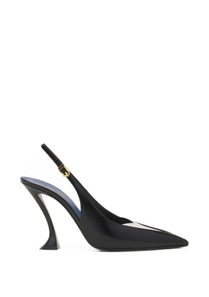 Lanvin Serenade slingback in leather pumps - Black