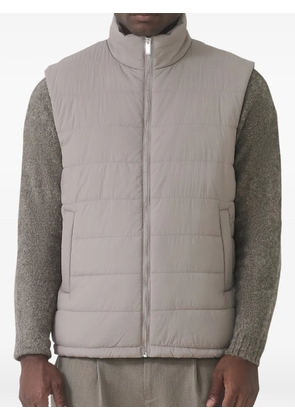MAUVAIS zip-fastening quilted gilet - Neutrals