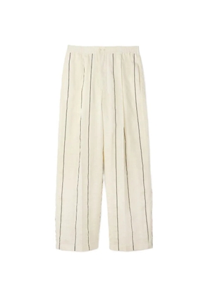 Jacquemus striped wide-leg pants - Neutrals
