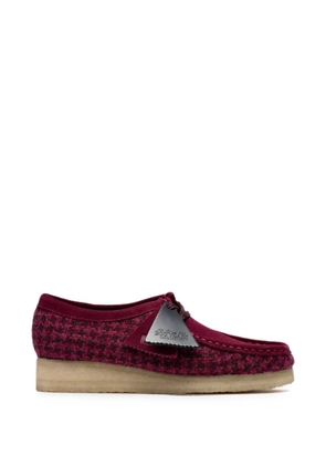 Clarks Originals Wallabee Harris Tweed Derby shoes - Purple