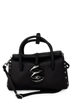 Zanellato Dotta Centauro studded leather tote bag - Black