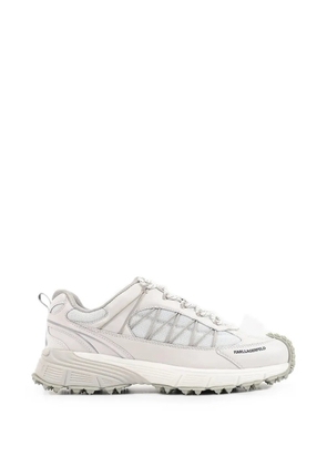 Karl Lagerfeld panelled chunky-sole sneakers - White