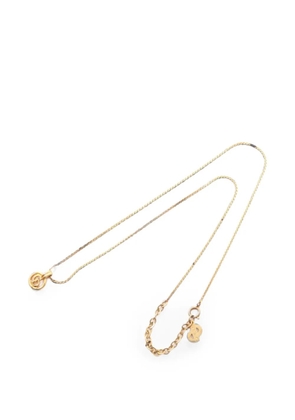 Christian Dior Pre-Owned 2000s CD-pendant necklace - Gold