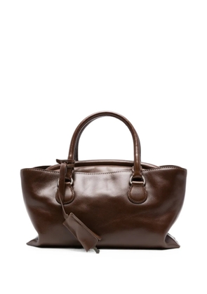 Osoi mini Brot leather tote bag - Brown