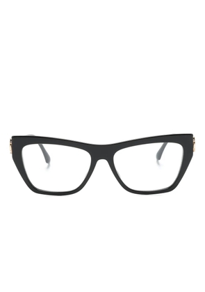 ETRO Pegaso-motif butterfly-frame glasses - Black