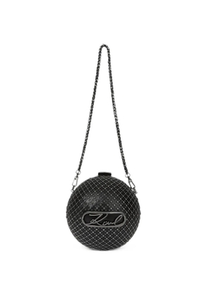 Karl Lagerfeld mini K/Signature curved sphere bag - Black