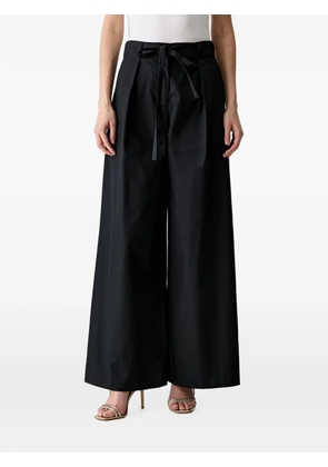 Karl Lagerfeld belted pleated trousers - Black
