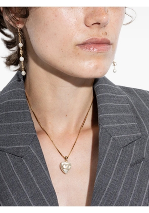Valentino Garavani VLogo Signature heart-pendant necklace - Gold