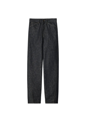 LEMAIRE five pockets twisted pants in slate denim - Blue