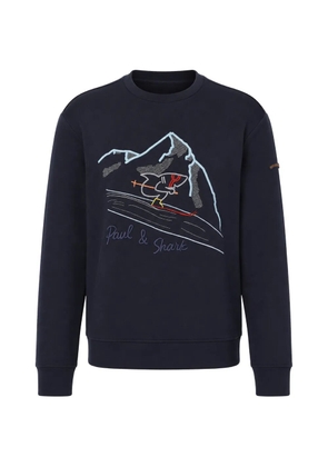 Paul & Shark embroidered-details sweater - Blue