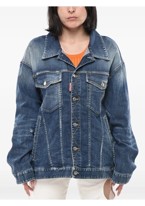 DSQUARED2 Icon oversized denim jacket - Blue
